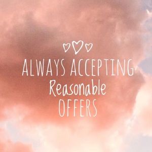 Message me with offers!